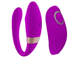 Man Nuo Swan Purple - Vibrador para Casal Silicone