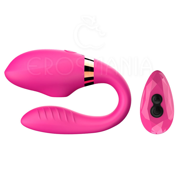 Dibe Vibrating & Sucker Pink - Vibrador e Sugador