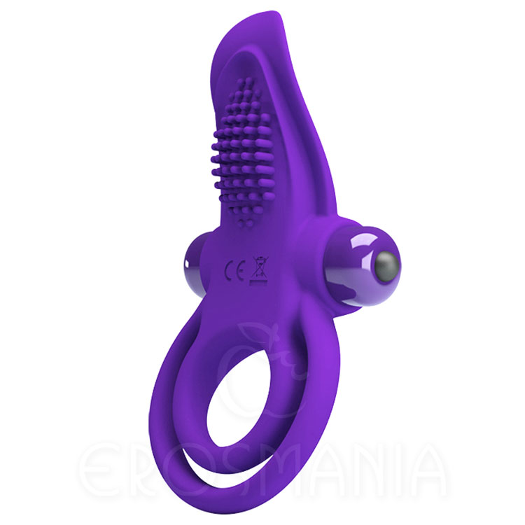 Pretty Love Vibrant Penis Ring Purple - Anel duplo