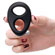 Silicone Tasteless Black Soft Ring - Anel duplo (Imagem 2 de 2)