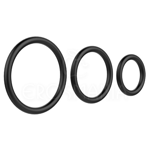 Cock & Ball Rings - Kit anéis para pênis e escroto