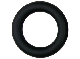 Anel Peniano Silicone 3cm Preto - Escrotal