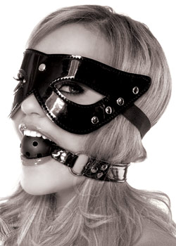Masquerade Mask & Ball Gag - Máscara e Mordaça