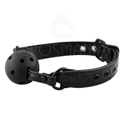 Luxury Fetish Ball Gag Black - Cinquenta Tons