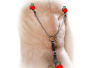 Cockring & Nipple Clamps Silver - Grampos e anel
