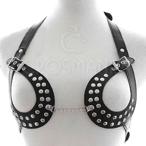 Harness Black and Metal - Sutiã Vazado
