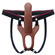 Silicone Curved Dong 6.7" Brown - Capa com Cinta (Imagem 3 de 3)