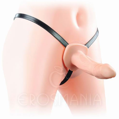 Unisex Hollow Strap On 6.5" - Capa com cinta