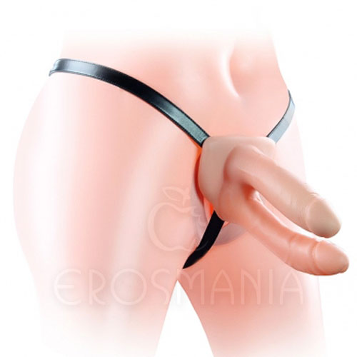 Unisex Hollow Double Penetrator 6" - Capa D.P.