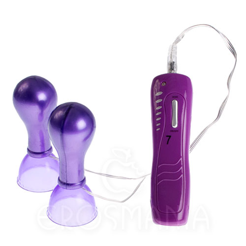 Vibrating Nipple Sucker Purple - Suga e Vibra