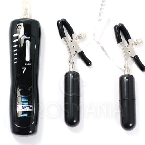 7 Speed Vibrating Nipple Clamps - Grampos c/ vibro