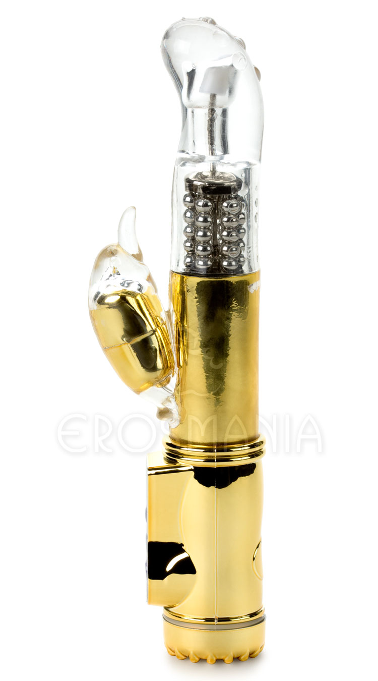 G-Spot Jack Rabbit Gold - Pênis Hi-tech 36 funções