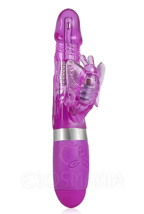 Dibe Whirlwind Butterfly Purple - Pênis Rotativo