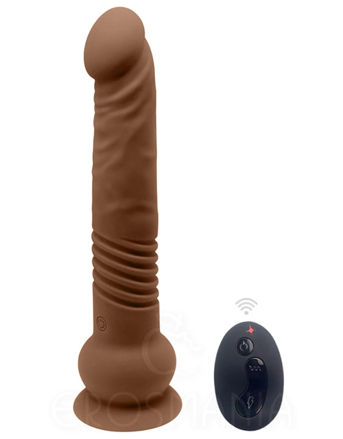 Escapade Silicone Dong Brown - Rotativo Vai-e-Vem
