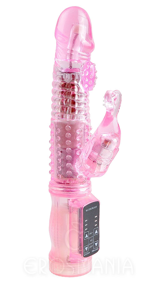 Rotating Mermaid Rose - Pênis Rotativo e Vibrador