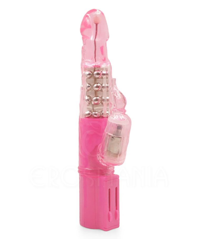 Silicone Rotating Jack Rabbit Pink - Rotativo