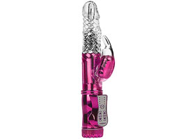 Slim Line Rabbit Pink - Pênis Rotativo 36 funções