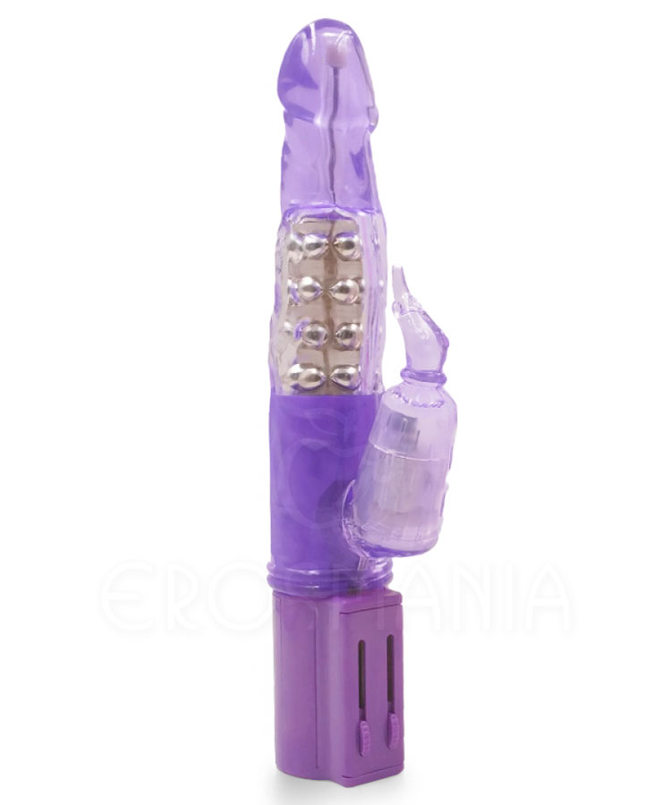 Silicone Rotating Purple Rabbit - Rotativo