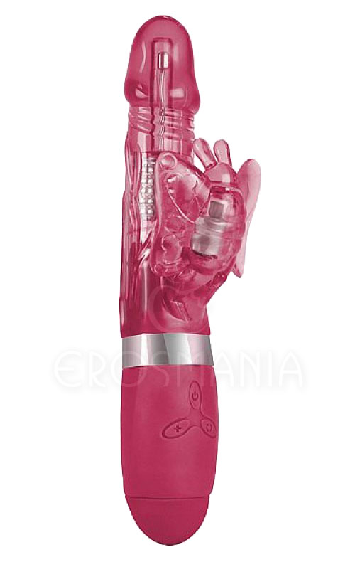 Dibe Whirlwind Butterfly Red - Pênis Rotativo