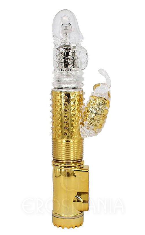 Thrusting Butterfly Vibe Gold - Pênis Vai-e-Vem