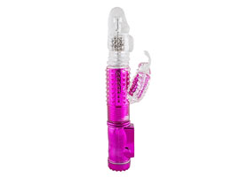 Rechargeable Rabbit Pink - Pênis vai-e-vem, Gira