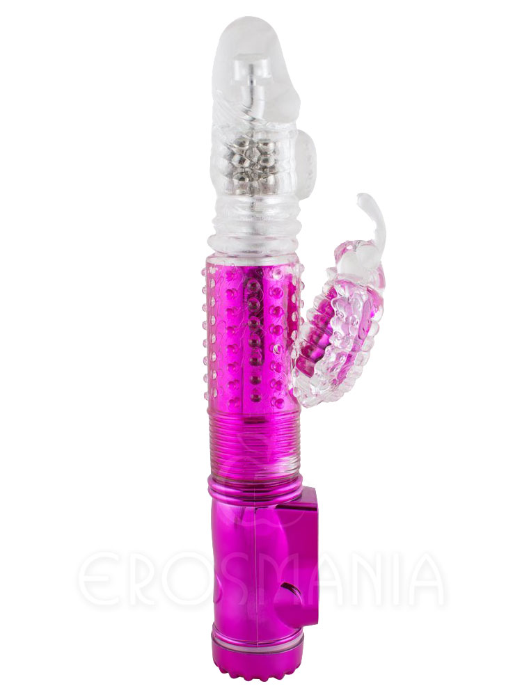 Rechargeable Rabbit Pink - Pênis vai-e-vem, Gira