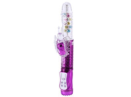 Thrusting Butterfly Penis Purple -Vai-Vem Rotativo