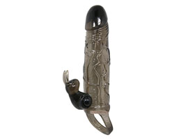 Brave Man Rabbit Extension Black - Capa Vibradora