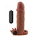 Perfect X-Tender Brown 2.2" - Capa com Vibrador (Imagem 1 de 2)