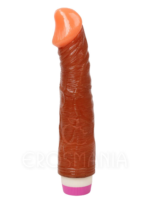 Rockin Dong Ebony - Pênis vibrador de Silicone