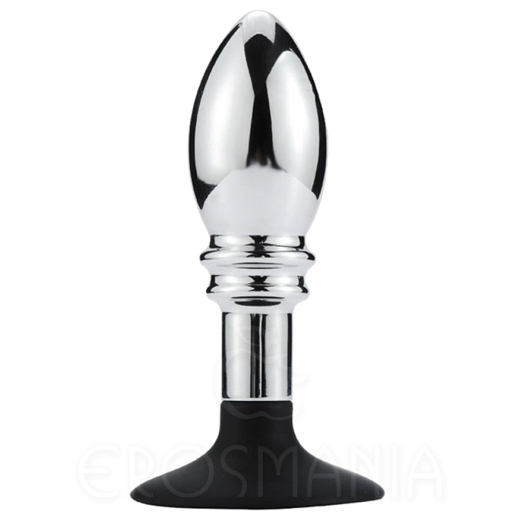 Aluminium Anal Plug - Com Ventosa de Silicone