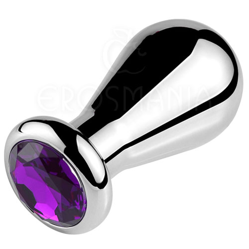 Super Butt Plug Purple - Pedra acrílica lapidada M