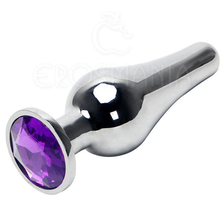 Conic Butt Plug Purple - P - Plug anal de metal