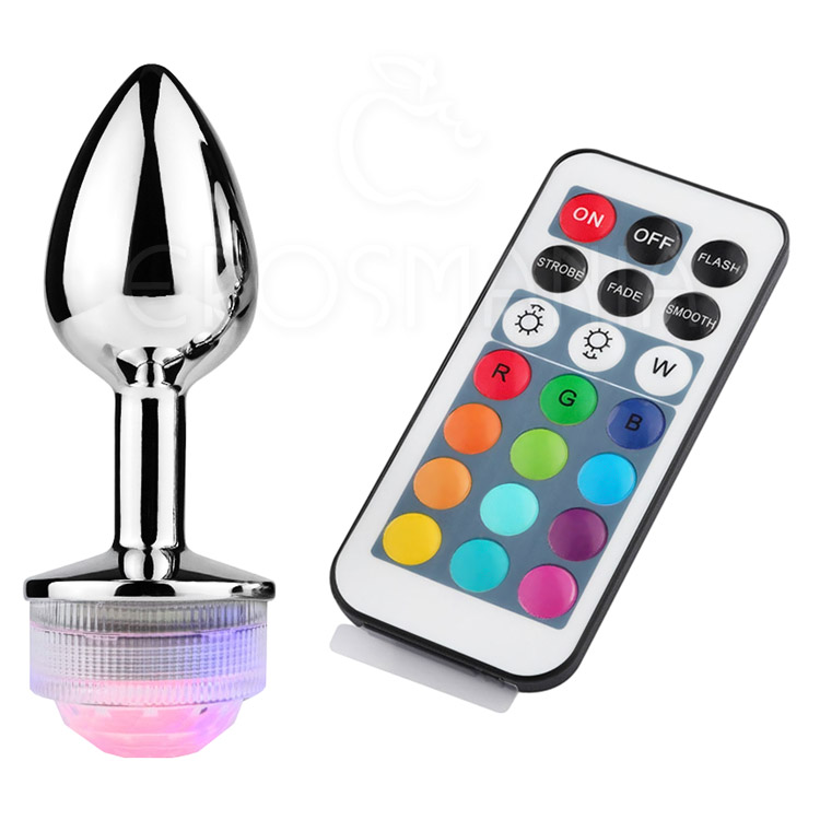 Lights Leds Anal Plug Remote Control - Luzes LED-P