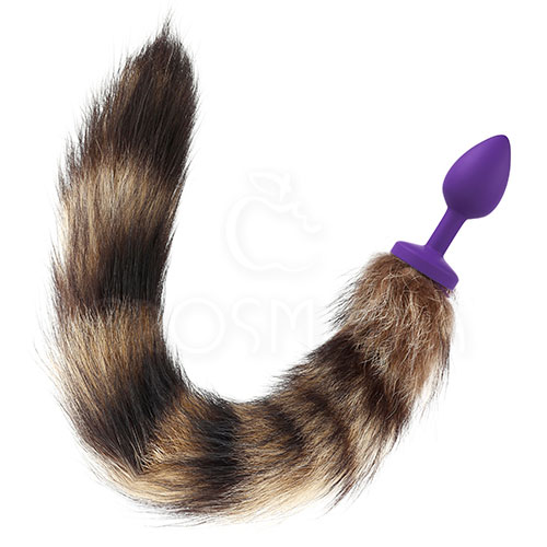 Lust Silicon Plug w/ Raccoon Tail - Plug com Rabo