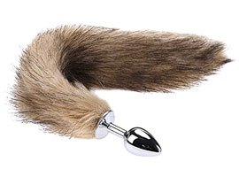 Butt Plug Small w/ Fox Tail - Plug com rabo longo