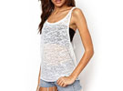 Camiseta Regata Transparente Feminina - Devorê