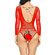 Body Sensual - Arrastão - Manga Longa - Vermelho (Imagem 2 de 2)