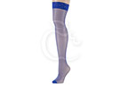 Meias 7/8 Arrastão com Punho de Renda - Azul Royal