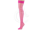 Meias 7/8 Arrastão com Punho de Renda - Pink