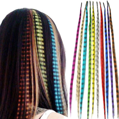 Mechas Tigradas e Coloridas para os Cabelos
