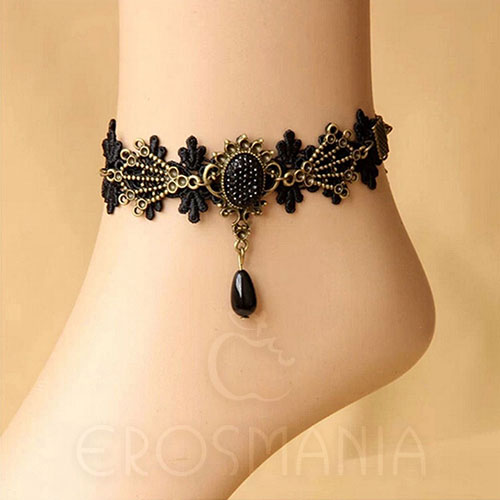 Tornozeleira Rendada Vintage - Anklets