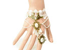 Mitene Bracelete Rendado com anel - Pedras