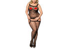Bodystocking / Vestido - Black Leopard - Plus Size