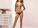 Bodystocking Bodysuit Shredded - Manga Longa
