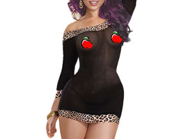 The Leopard - Vestido / Camisola - Preto