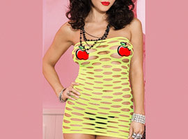 Vestido / Camisola Holed - Amarelo