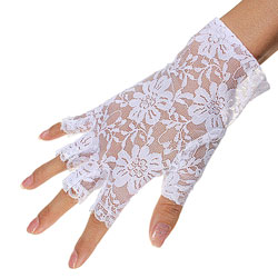 Luvas Sensuais de Renda - Fingerless