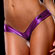 Micro Short - Calcinha - Vinil - Violeta Metal (Imagem 1 de 2)