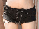 Mini Short Jeans Desfiado